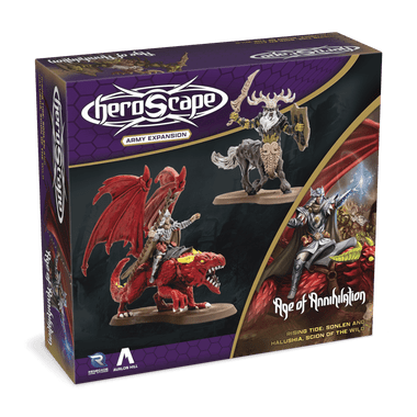 Heroscape: Rising Tide - Sonlen and Halushia, Scion of the Wild - Army Expansion