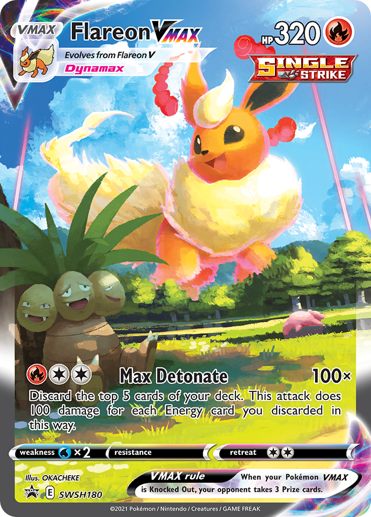 flareon v pokemon card value Flareon V 169/203 Evolving Skies NM Full Art Ultra Rare Pokemon Card