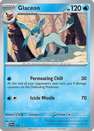 Glaceon - 171 (Cosmo Holo) - SV Scarlet Violet Promo Cards