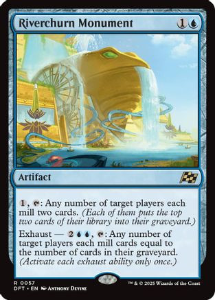 Riverchurn Monument [Aetherdrift] Moderately Played Foil