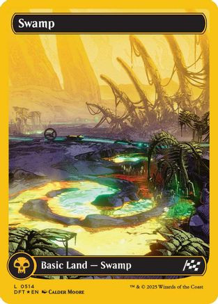 Swamp (0514) (First-Place Foil) (DFT-514) - Aetherdrift Foil