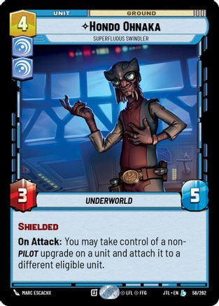 太陽の法 foil Hondo Ohnaka - Superfluous Swindler (Hyperspace Foil) (790