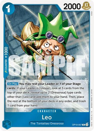 Leo (OP10-057) Royal Blood Foil - Game Nerdz