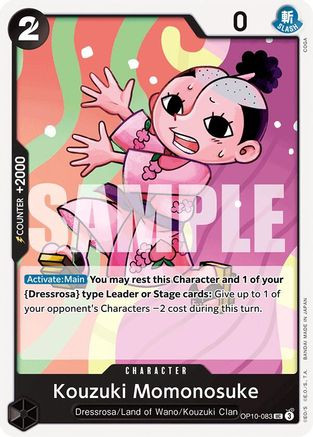 Kouzuki Momonosuke (Alternate Art) (OP01-041) Premium