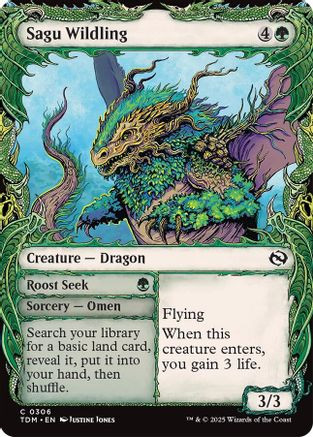 Sagu Wildling // Roost Seek (TDM-306) - Tarkir: Dragonstorm