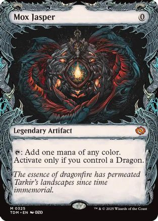 Mox Jasper (Showcase) (TDM-325) - Tarkir: Dragonstorm - Game Nerdz