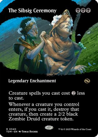 The Sibsig Ceremony (Borderless) (TDM-340) - Tarkir