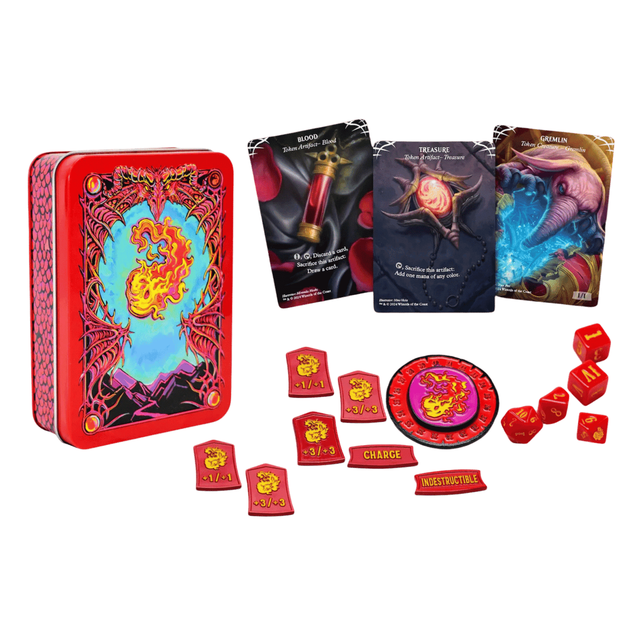 mtg gremlin cards Gremlin // Manifest Double-Sided Token [Duskmourn: House of Horror Tok main image 1