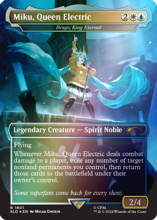 Miku, Queen Electric - Brago, King Eternal (Rainbow Foil) (SLD