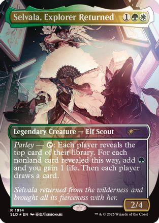 Selvala, Explorer Returned (Rainbow Foil) (SLD-1914) - Secret Lair Selvala, Explorer Returned (Rainbow Foil) (SLD-1914) - Secret Lair