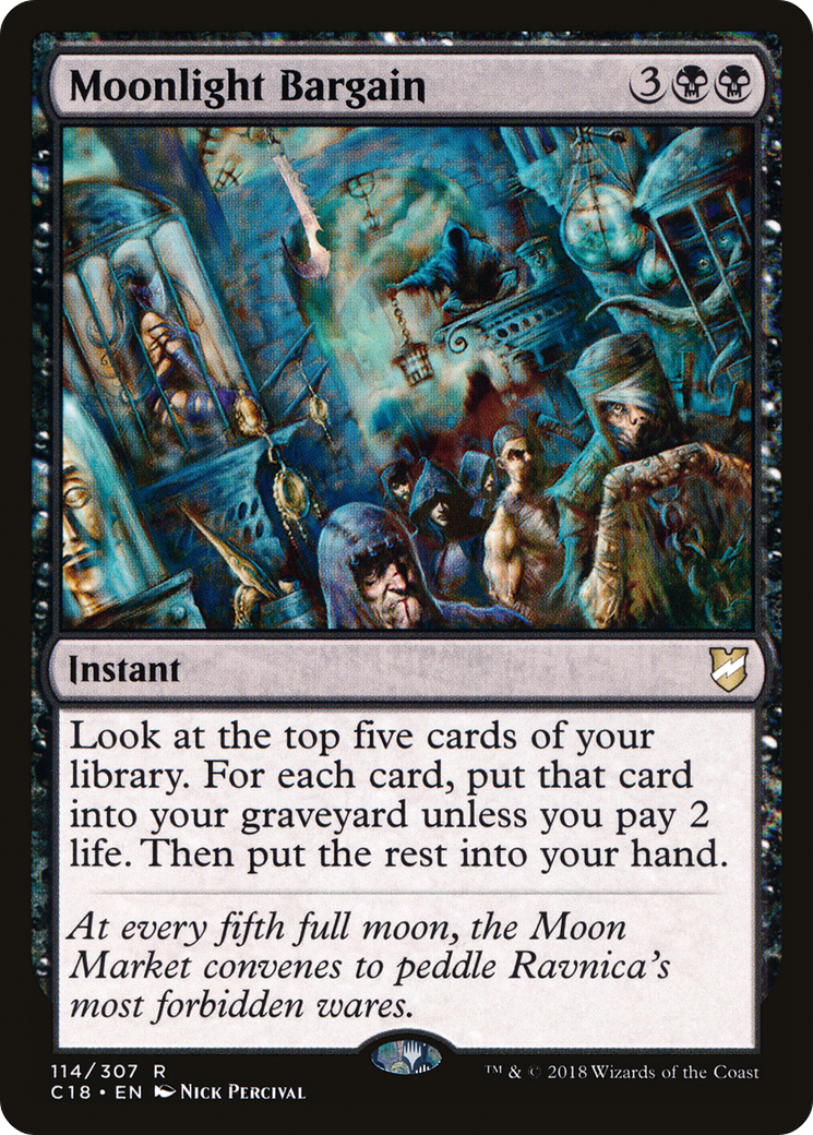 mtg cards with bargain Wilds of Eldraine new mechanics explained: Roles, & more Mint / near mint condition trading card Reckoner's Bargain
