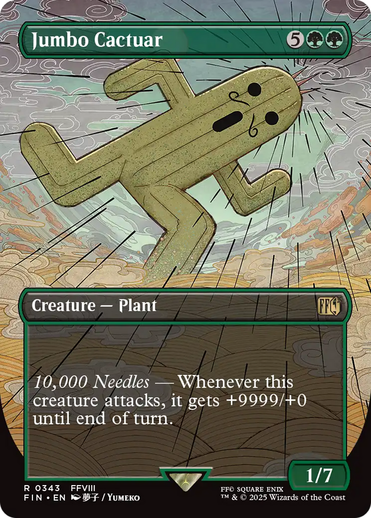 Squall, SeeD Mercenary (Borderless) (Surge Foil) (FIN-547) - FINAL