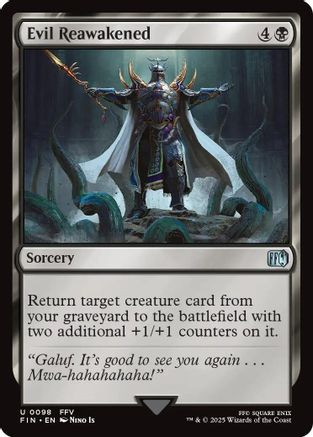 final fantasy mtg reskins Magic: The Gathering If they do Evil Reawakened (FIN-098) - FINAL