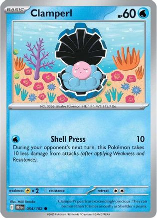 Clamperl - 054/182 54 - SV10 Destined Rivals - Game Nerdz
