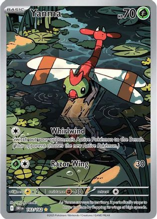 Yanma - 183/182 183 - SV10 Destined Rivals Holofoil - Game Nerdz