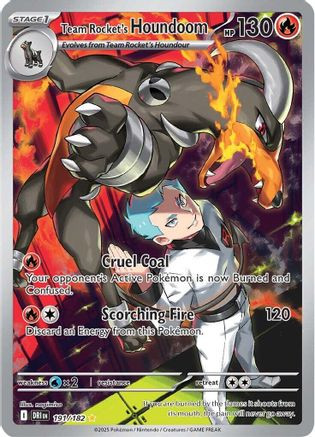 Team Rocket's Houndoom - 191/182 191 - SV10 Destined Rivals