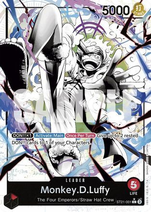Monkey.D.Luffy (014) (ST21-014) Starter Deck EX: Gear 5 Foil