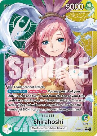 Shirahoshi (022) (Alternate Art) (OP11-022) A Fist of Divine