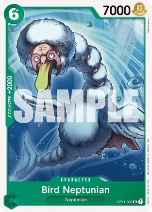 en 鳥船 雀 Bird Neptunian (OP11-033) A Fist of Divine Speed - Game Nerdz