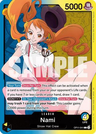 Nami (041) (OP11-041) A Fist of Divine Speed - Game Nerdz