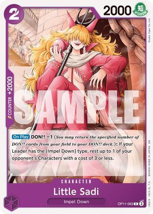 Little Sadi (OP11-063) A Fist of Divine Speed - Game Nerdz