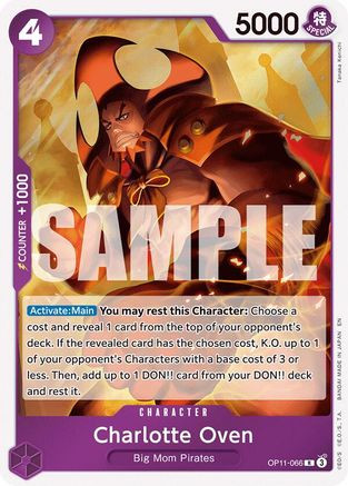 Charlotte Oven (OP11-066) A Fist of Divine Speed Foil - Game Nerdz