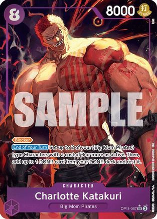 Charlotte Katakuri (067) (Alternate Art) (OP11-067) A Fist of