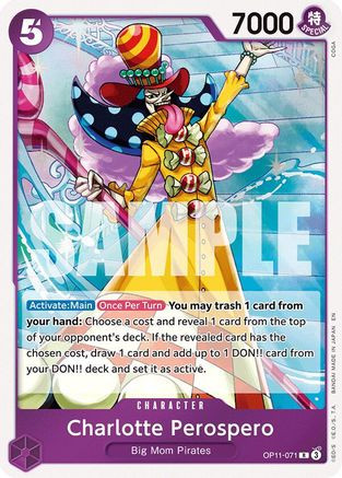Charlotte Perospero (OP11-071) A Fist of Divine Speed Foil - Game
