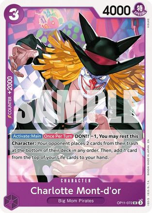 Charlotte Mont-d'or (OP11-072) A Fist of Divine Speed - Game Nerdz