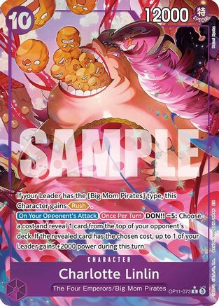 one piece card game charlotte linlin OP03-077 L JumpIchiban Set Name Charlotte Linlin ST07-010 SR Start