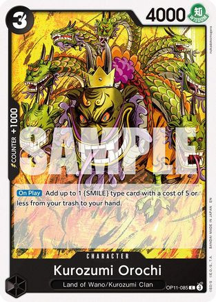 Kurozumi Orochi (OP11-085) A Fist of Divine Speed - Game Nerdz