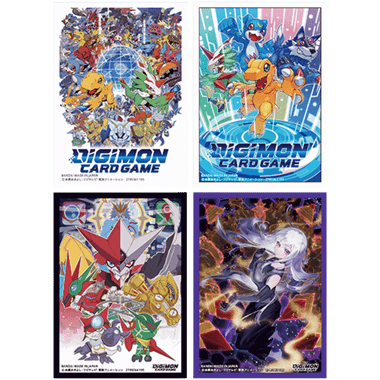Digimon TCG: Official Card Sleeves 01 2025 (60ct) (Set of 4) - Game Nerdz