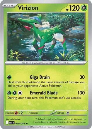 pokemon card virizion My favourite Pokmon is rather niche. Here is my virizion/iron leaves collection so far! : r/pkmntcgcollections this Pokmon cant attack Pokemon Trading Card Game Journey