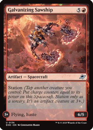 Tezzeret, Cruel Captain (Borderless) (EOE-287) - Edge of