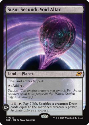 Tezzeret, Cruel Captain (Borderless) (EOE-287) - Edge of