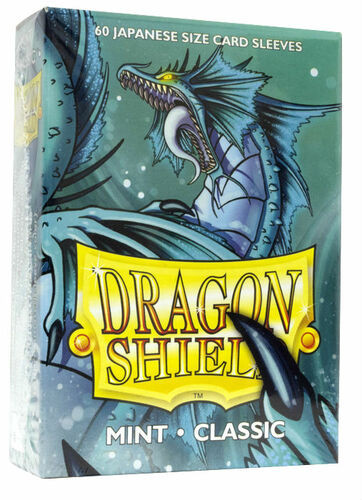 Dragon Shield: Classic Mint Japanese Size Card Sleeves (60ct) - Game Nerdz