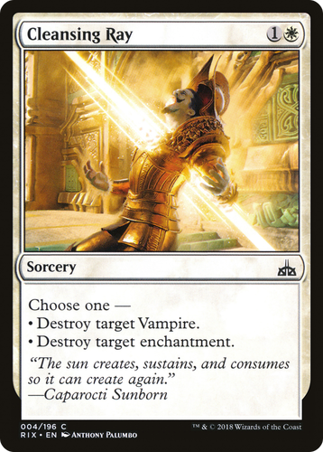 Ray Rix Cleansing Ray (RIX-004) - Rivals of Ixalan Foil - Game Nerdz