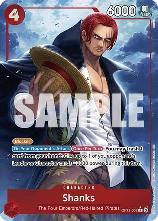 Shanks (008) (Alternate Art) (OP12-008) Legacy of the Master Foil