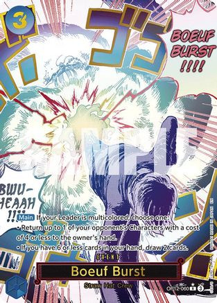 Boeuf Burst (Alternate Art) (OP12-060) Legacy of the Master Foil