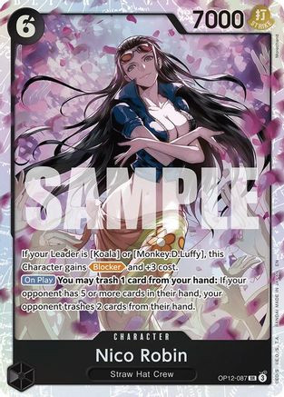 Nico Robin (OP12-087) Legacy of the Master Foil - Game Nerdz