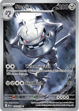 Steelix - 150/132 150 - ME01 Mega Evolution Holofoil - Game Nerdz