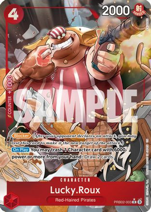Lucky.Roux (Alternate Art) (PRB02-003) Premium Booster -The Best