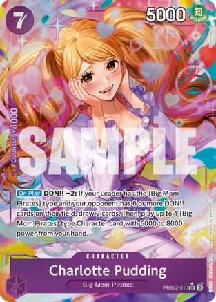 Charlotte Pudding (Alternate Art) (PRB02-010) Premium Booster -The