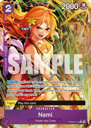 Nami (Alternate Art) (PRB02-012) Premium Booster -The Best- Vol. 2