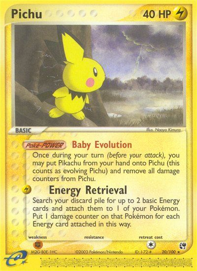 Pichu 12/111 - Neo Genesis Unlimited Holofoil - Game Nerdz