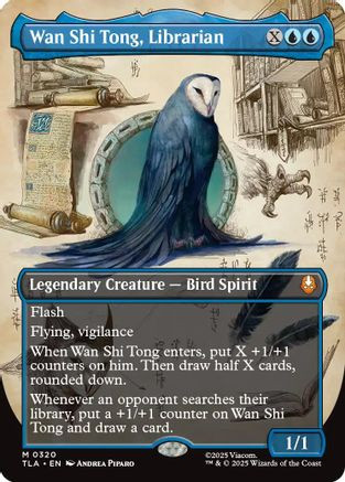 MTG Wan Shi Tong, Librarian 英語、foil版 Wan Shi Tong, Librarian (Borderless) (TLA-320) - Avatar: The Last