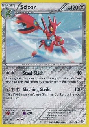 Scizor - 94/149 (Cosmos Holo) 94 - Blister Exclusives Holofoil (LP