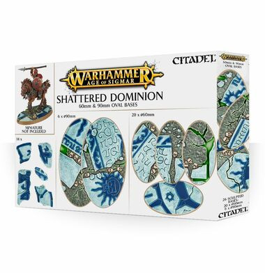 Warhammer Age of Sigmar: Shattered Dominion 60 & 90mm Oval Bases