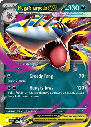 Mega Heracross ex - 108/094 108 - ME02 Phantasmal Flames Holofoil
