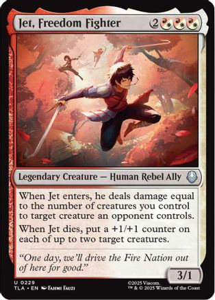 Jet, Freedom Fighter (TLA-229) - Avatar: The Last Airbender - Game Nerdz